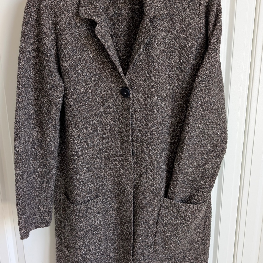 J.Jill Cotton Blend Cardigan Sweater Med
